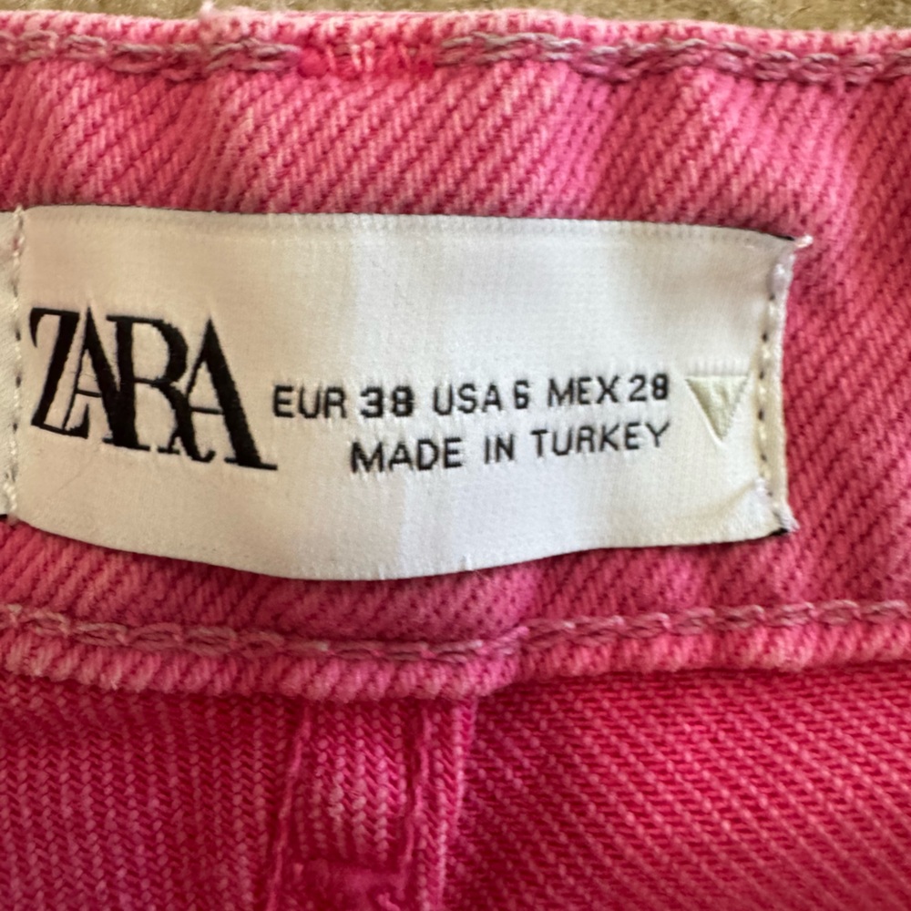 Zara Hot Pink Skinny Jeans - Picture 2 of 3